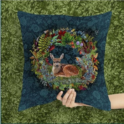 Fawn Velvet Panel Odile Bailloeul