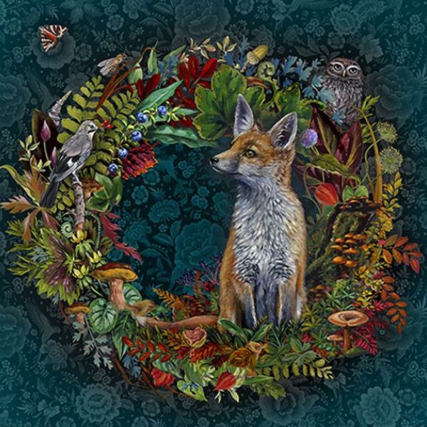 Odile Bailloeul Velvet Panel Fox