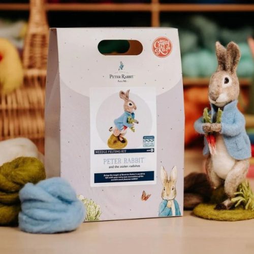 Peter Rabbit and the Stolen Radishes Needle Felting Kit, Beatrix Contents Potter Box and Contents CKC-BEATRIX-002