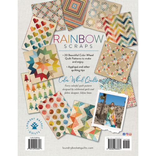Rainbow Scraps Back Cover, Edyta Sitar