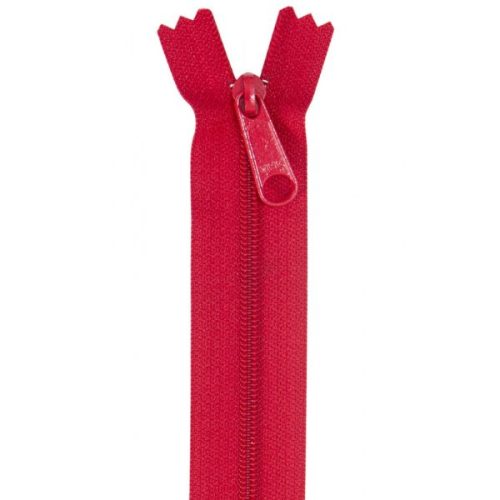 ZIP24-265 Handbag Zipper 24": Hot Red, ByAnnie