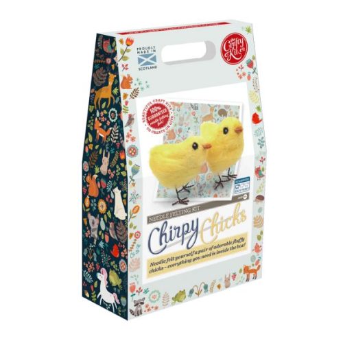 Chirpy Chicks Needle Felting Kit Box, The Crafty Kit Company