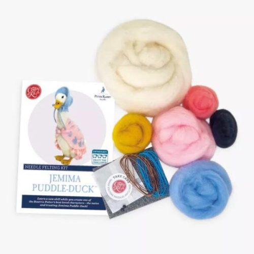 Jemima Puddle Duck Needle Felting Kit Contents