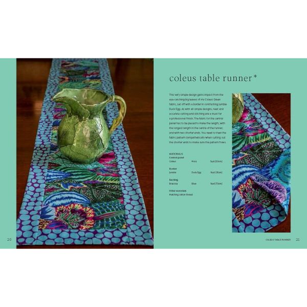 Kaffe Fassett's Brilliant Little Patchwork Collection Table Runner