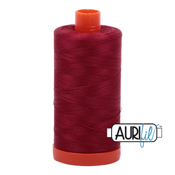 Aurifil 50 WT Cotton Thread Burgundy MK50SC6-1103