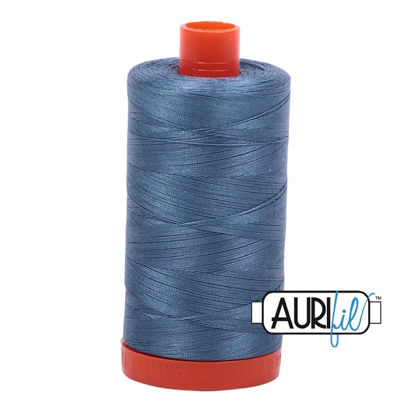 Aurifil 50 WT Cotton Blue Grey Thread MK50SC6-1126