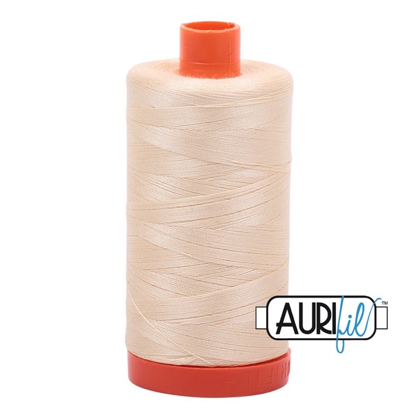 Aurifil 50 WT Cotton Thread Butter MK50SC6-2123
