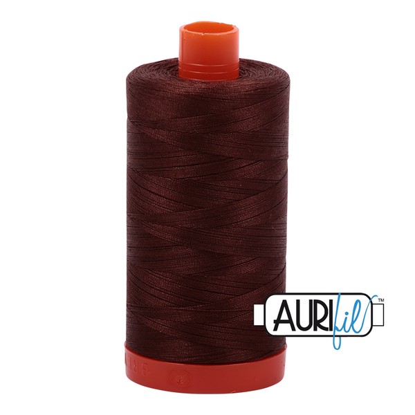 Aurifil 50 WT Cotton Thread Chocolate MK50SC6-2360