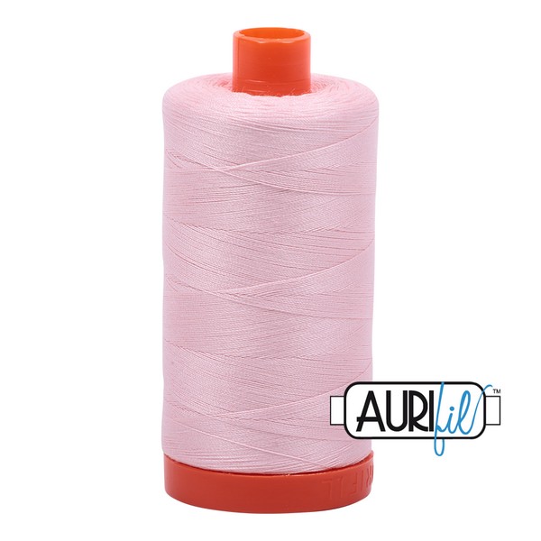 Aurifil 50 WT Cotton Thread Pale Pink MK50SC6-2410