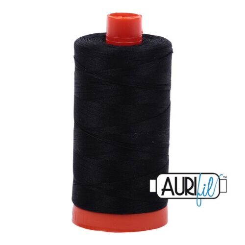 Aurifil 50 WT Cotton Thread Black MK50SC6-2692