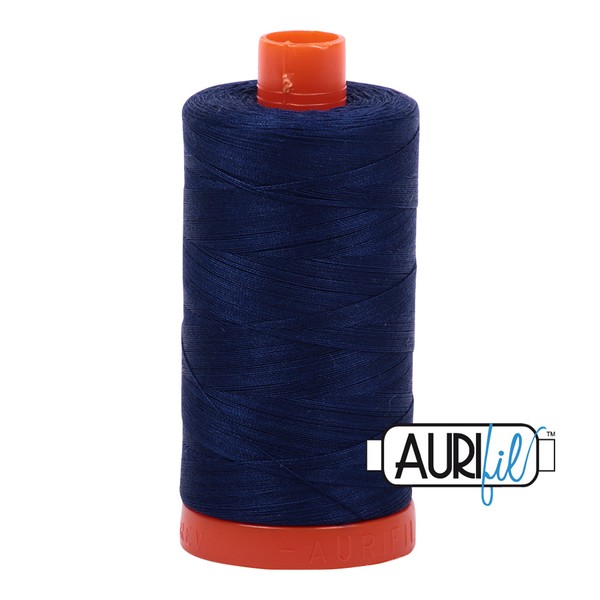 Aurifil 50 WT Cotton Thread Dark Navy MK50SC6-2784