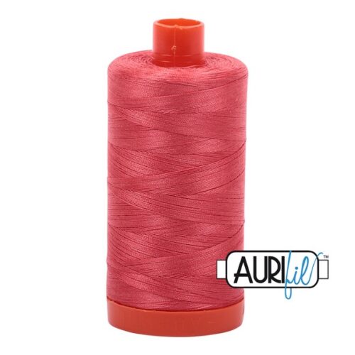 Aurifil 50 WT Cotton Thread Medium Red MK50SC6-5002