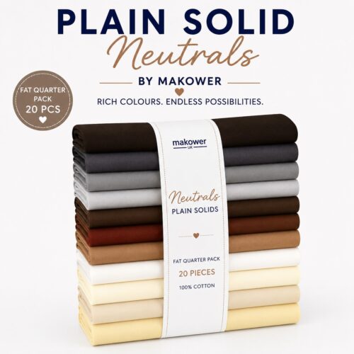 Plain Solid Neutrals Spectrum Fat Quarter Pack