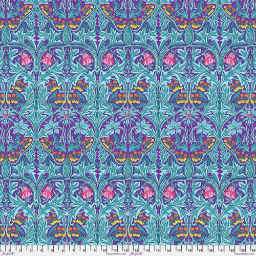PWKW004.PURPLE Kaffe Fassett x Morris & Co.