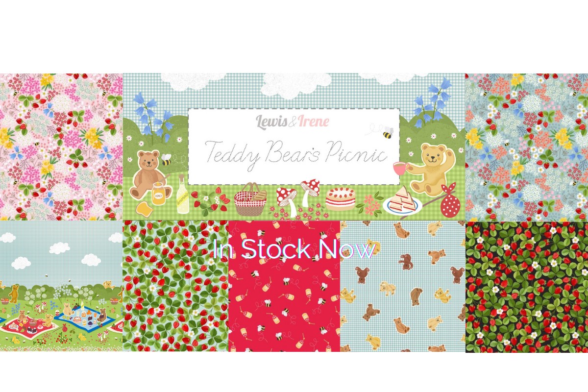 Teddy Bears Picnic Banner, Lewis and Irene, In Stock Now Mobile