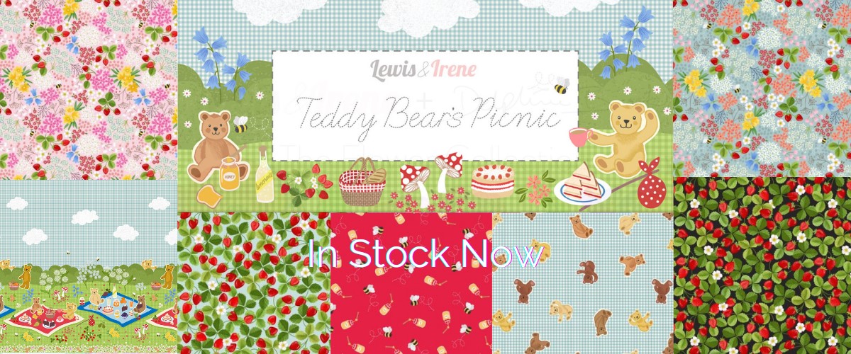 Teddy Bears Picnic Banner, Lewis and Irene, In Stock Now