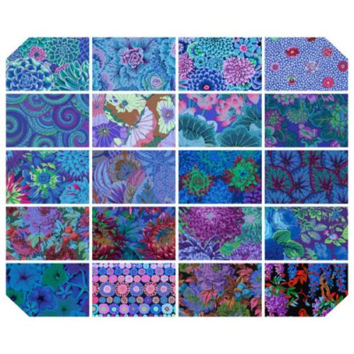 FB4HYGP.SEWBLUE Half Yard Pack Flat Kaffe Fassette