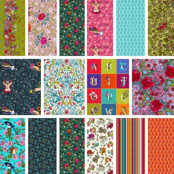 Fat Quarter Pack Language of Flowers Collection Odile Bailloeul FreeSpirit Fat Quarter Pack Language of Flowers Collection Odile Bailloeul FreeSpirit