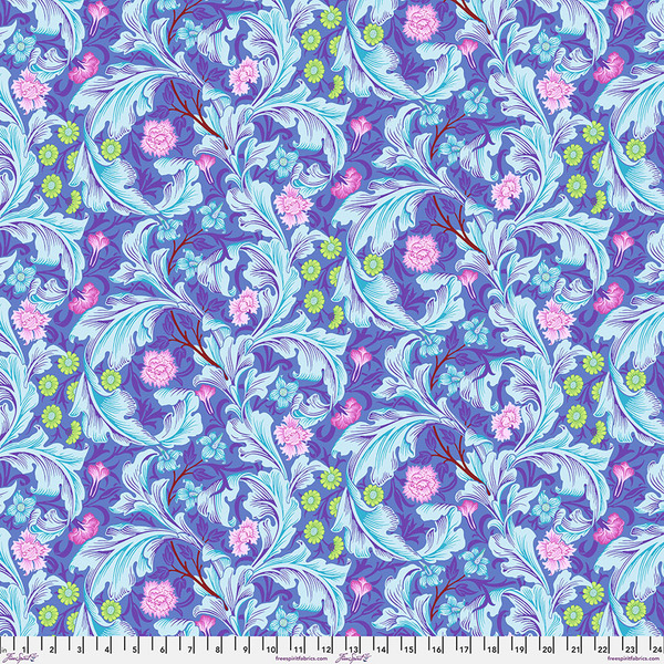 QBKW002.COBALT Kaffe Fassett x Morris & Co.