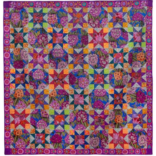 Rhododendron Stars Quilt Fabric Kit Kaffe Fassett Quilts on an English Farm