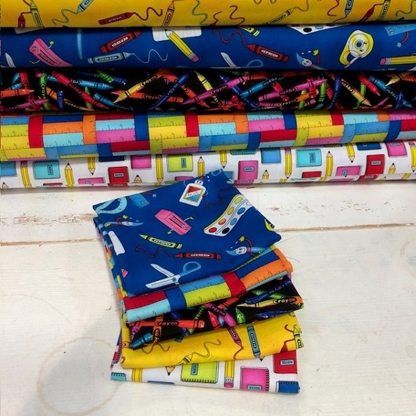 School Themed Prints Fat Quarter Pack