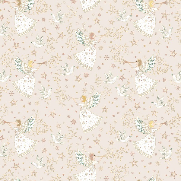 041_Q Herald Angels Cream Christmas Angels Makower