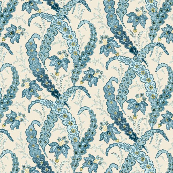 1164-L Ribbon Grass Linen Beach House Laundry Basket Quilts Makower