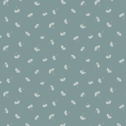 CC40.3 Ginkgo Cascade Dusky Teal The Water Gardens Cassandra Connolly Lewis & Irene