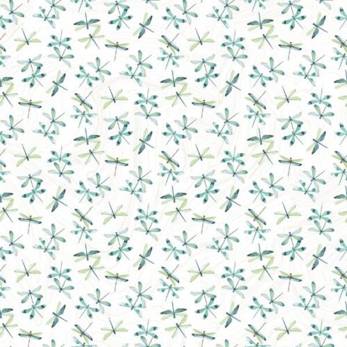 DP27209-10 White Dragonfly Tranquil Waters