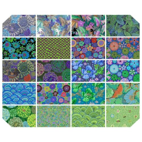 FB410GP.AUG24COOL 10 Charm Pack Cool Kaffe Fassett Collective Autumn 2024