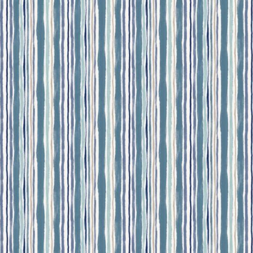 SH9 Multi Stripe Pale Blues Hajime by Stuart Hillard Lewis & Irene