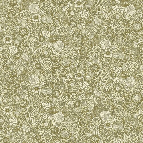 060_G Stencil Green Revival by Makower