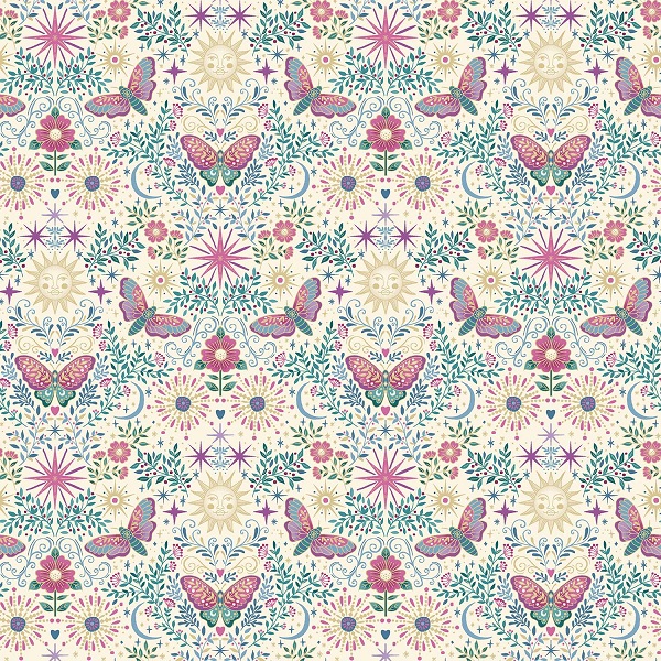 072_Q Night Garden Cream Luna by Makower