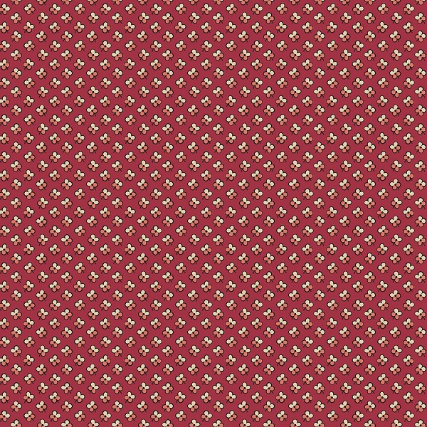 1200-R Lucky Charms Sangria Rambling Rose by Renee Nanneman