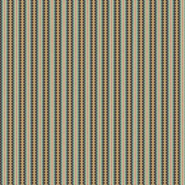 1201-T Stripe Teal Rambling Rose by Renee Nanneman