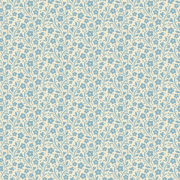 1254-LB Maries Garden Ivory Cozy House by Judy Jarvi Makower