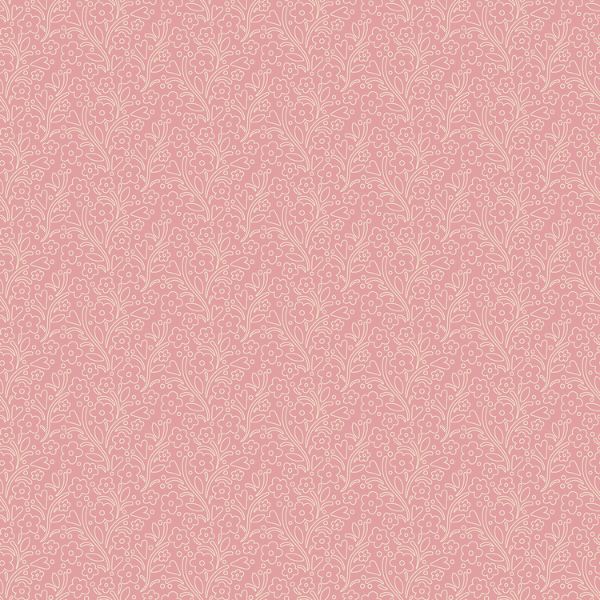 1257-E Dainty Flower Blush Cozy House by Judy Jarvi Makower