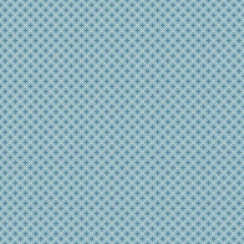 1258-LB Grandma Stitch Chambray Cozy House by Judy Jarvi Makower