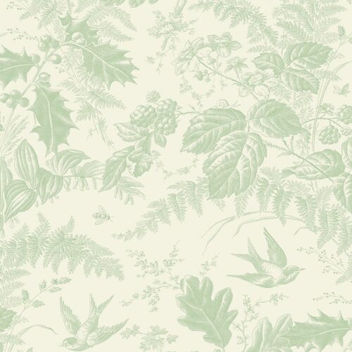 1290-LG Woodland Mint Pebbles by Edyta Sitar