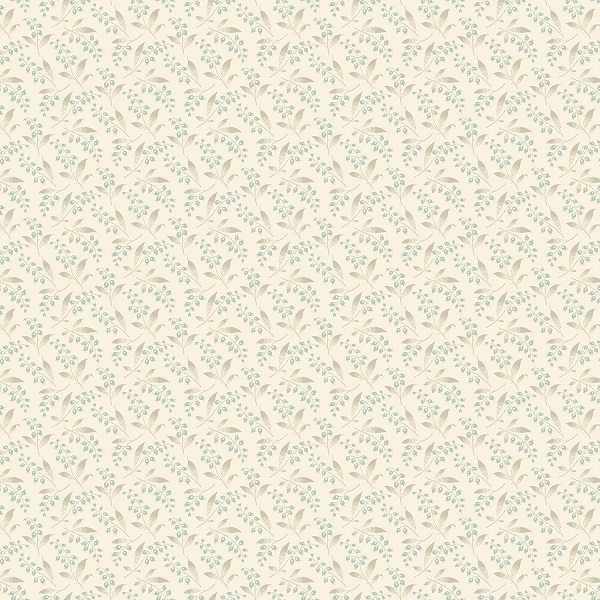 1294-LC Lily of The Valley Blueberries Pebbles by Edyta Sitar