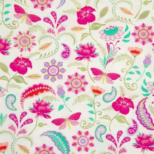 3439-01 Exotic Oasis Cream Bohemian Summer by Craft Cotton Co