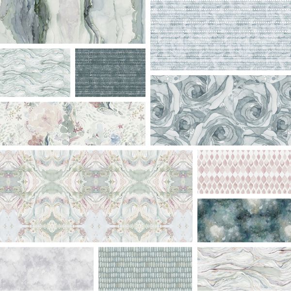 Brushstrokes Fat Quarter Pack by Shell Rummel Brushstrokes Fat Quarter Pack by Shell Rummel