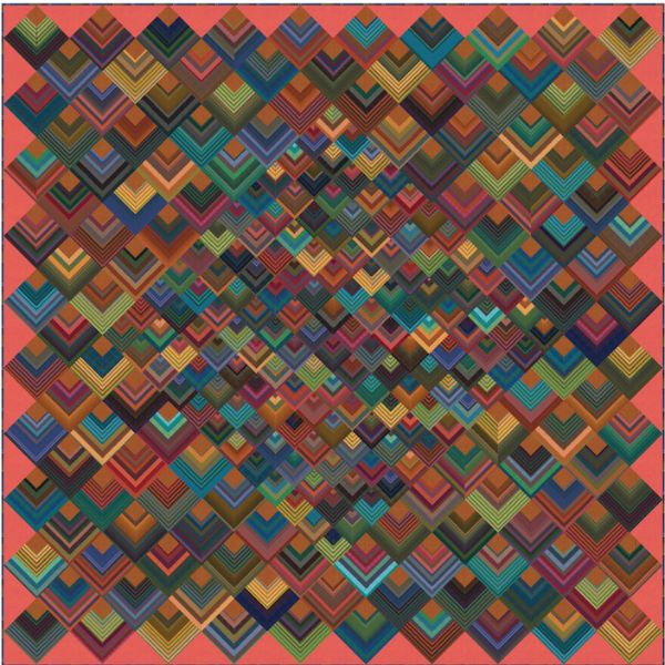Handkerchief Quilt Kit Woven Stripes Kaffe Fassett