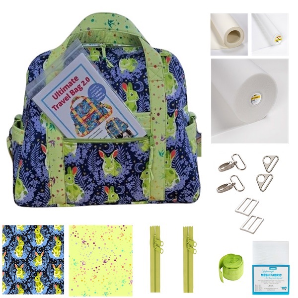Tula Pink Ultimate Travel Bag Kit Bunny Hop