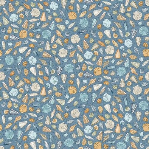 079_B5 Beachcomber Mid Blue High Tide by Makower