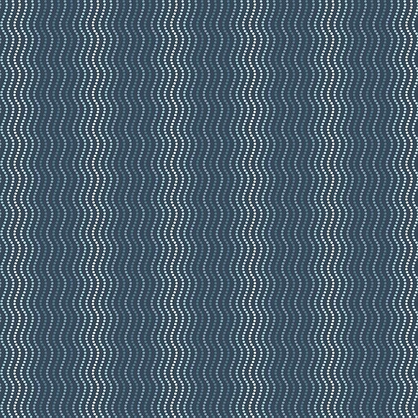 082_B8 Waves Dark Blue High Tide by Makower