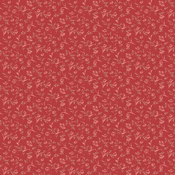 1476-R Bindweed Red Roof Lighthouse by Edyta Sitar