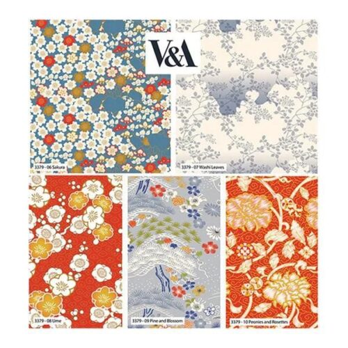 Serenity in Japan Sakura Fat Quarter Pack (5pcs) V&A