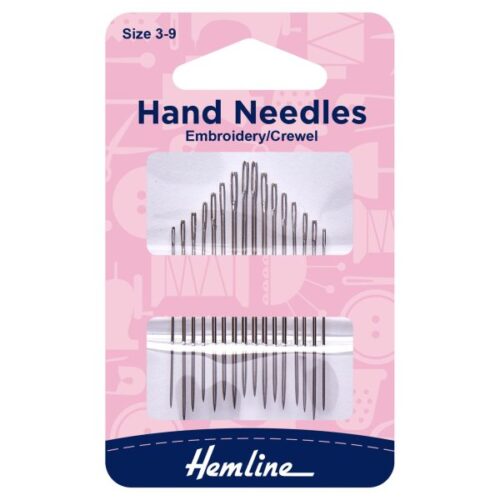 Embroidery (Crewel) Hand Sewing Needles Size 3-9 H200.39
