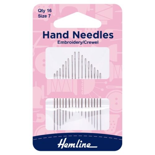 Embroidery (Crewel) Hand Sewing Needles Size 7 H200.7